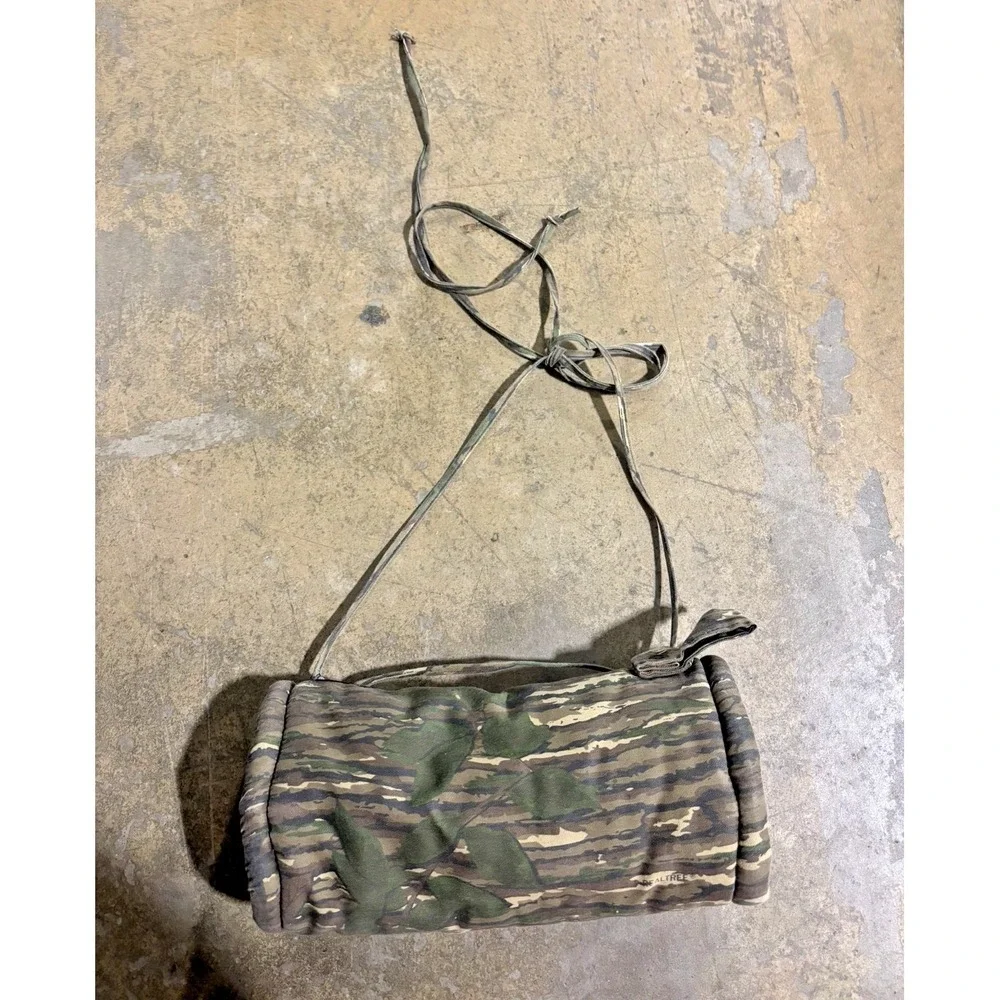 Vintage Icebreaker Camouflage Hand Warmer Plush Lined Hunting Muff Very Warm